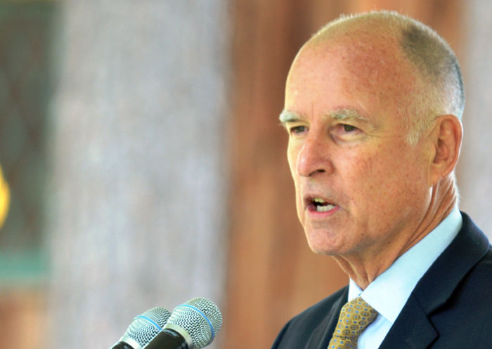 Jerry Brown speaking
